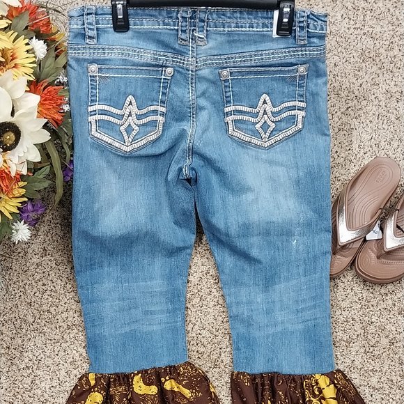 2685 Size 11/12 Maurices Upcycled Stretch Bell-Bottoms - Picture 5 of 6